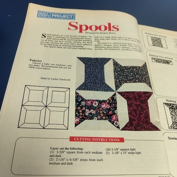 Vintage Quilt Craft Magazine October 1993 Quilting Quilt Patterns Moon Quilt - Picture 6 of 10